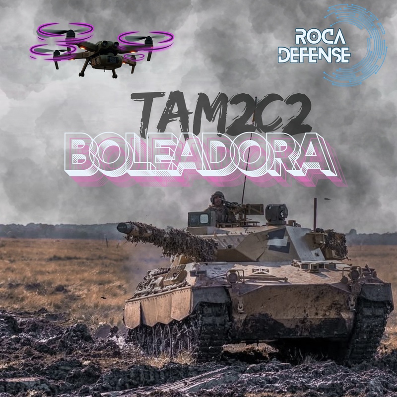 sistema de control de Dron, especializado para dar cobertura aérea individual, a tanques y vehículos acorazados, blanco habitual de otros sistemas, cuenta con sistema IFF